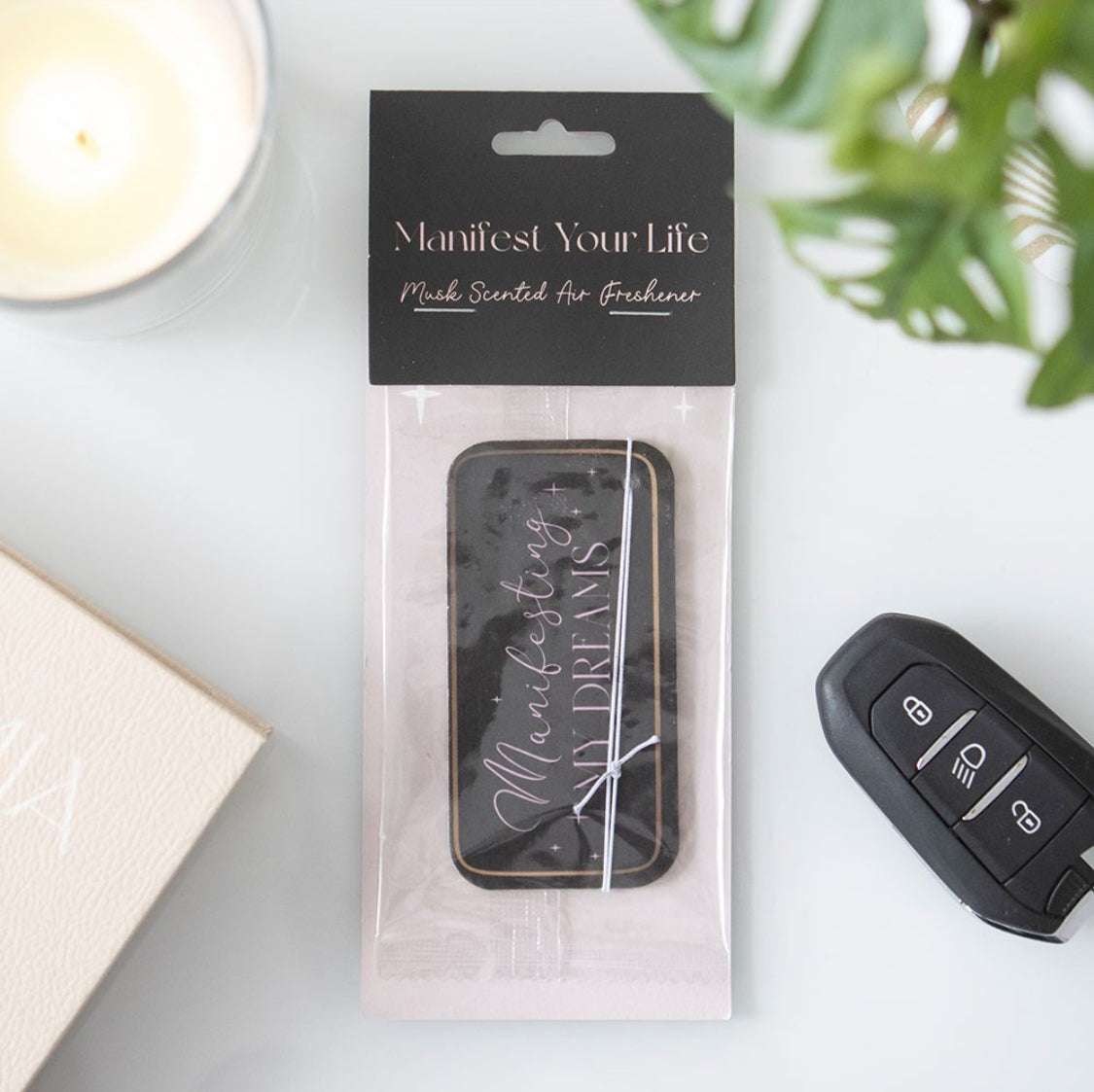 Manifest Your Life Musk Scented Air Freshener Car Fragrance Accessories Spring Gifts
