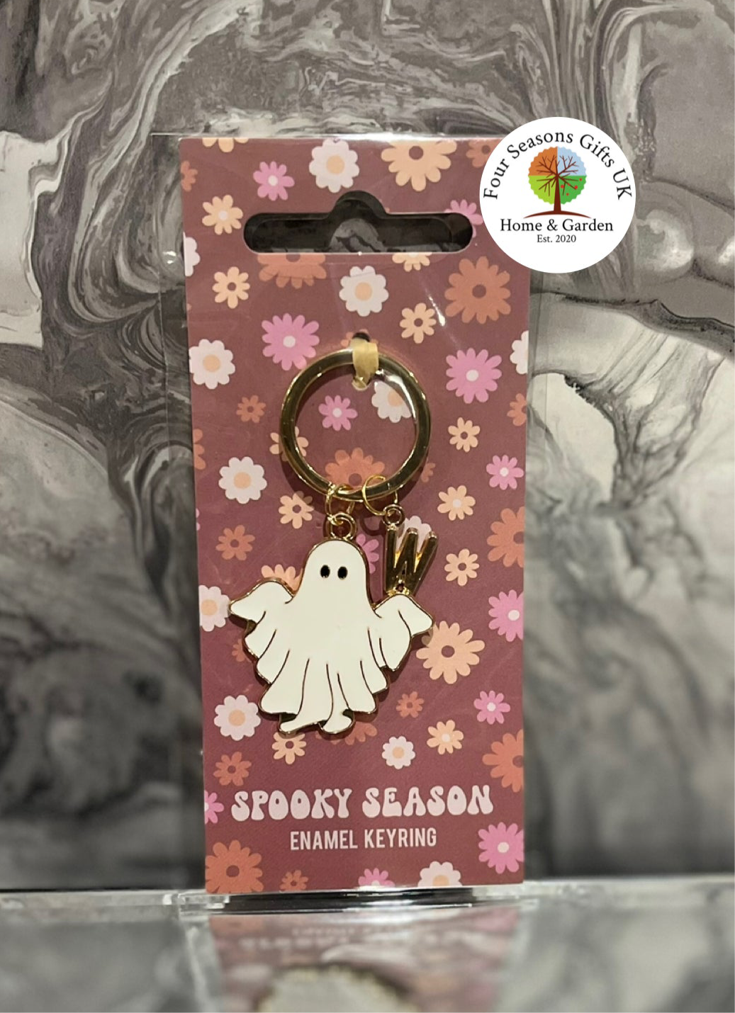 Personalised Halloween Pumpkin, Ghost , Frankenstein Enamel Keyrings | Cute Handbag Charms | Spooky Season Gifts 5 designs