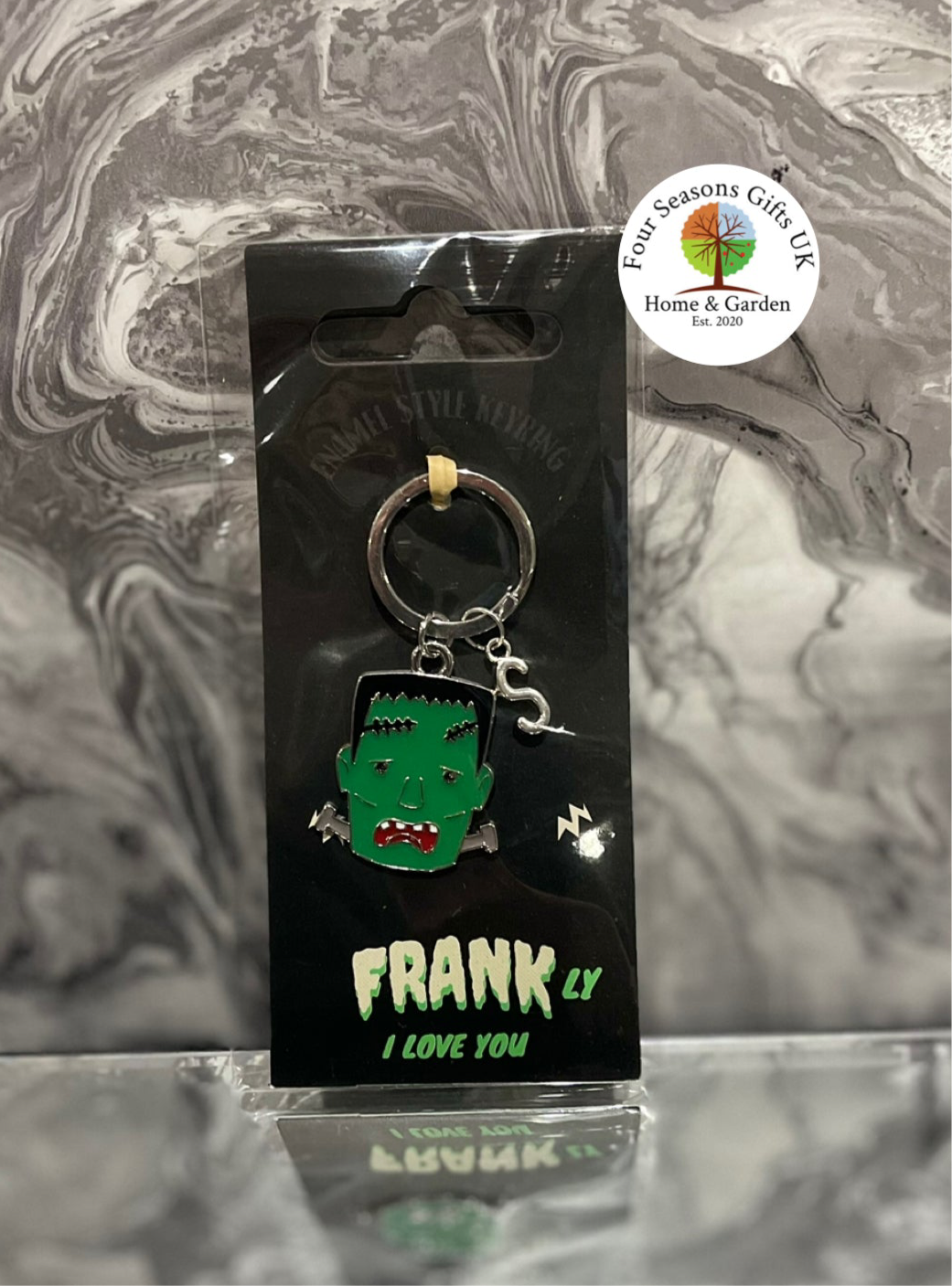 Personalised Halloween Pumpkin, Ghost , Frankenstein Enamel Keyrings | Cute Handbag Charms | Spooky Season Gifts 5 designs