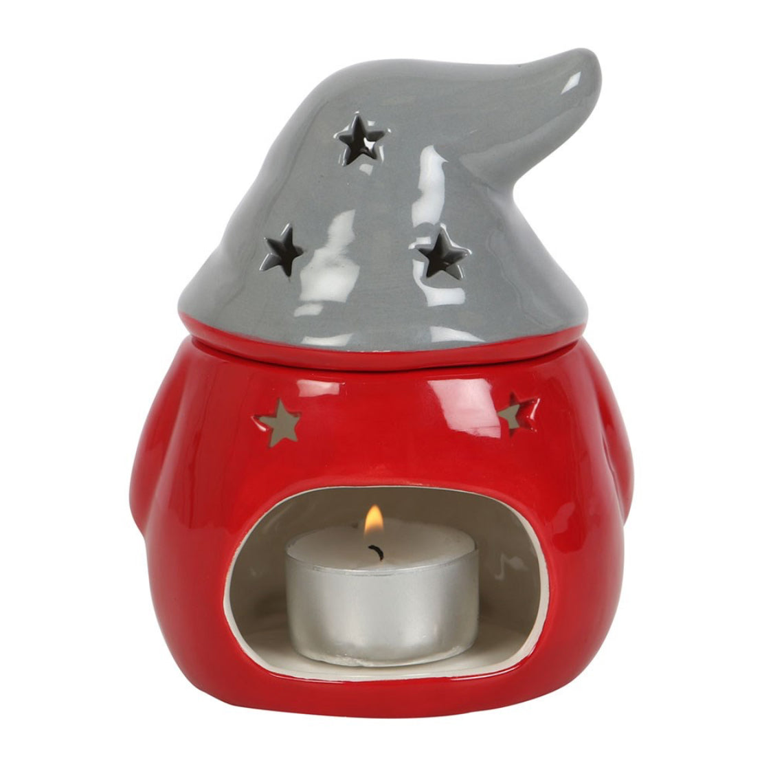 Festive Xmas Gonk Ceramic Oil Burner/Wax Melt Warmer Home Fragrance Decorative Ornament