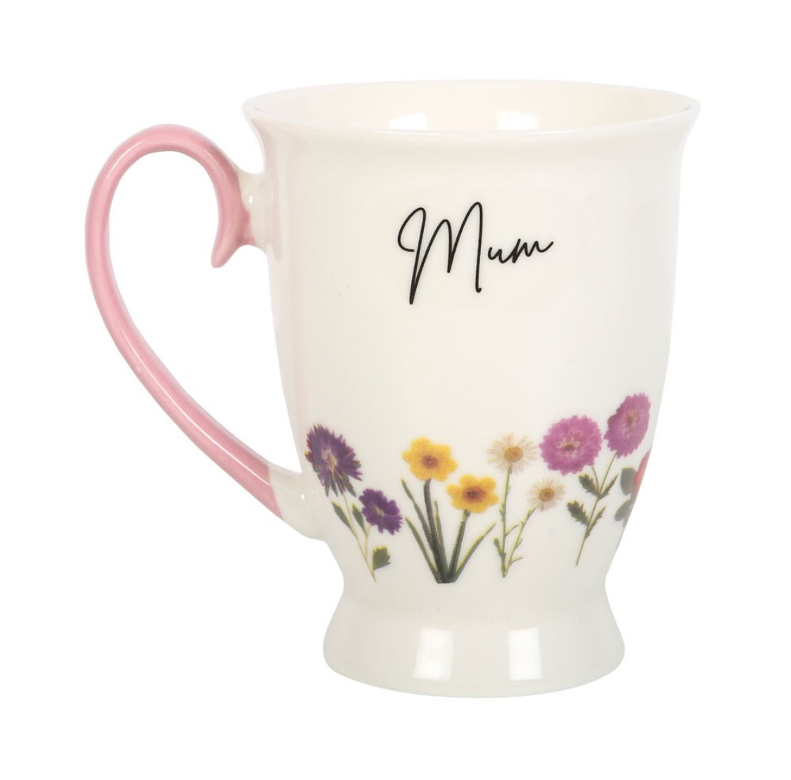 Mum Personalised Wild Flower Floral Coffee Mug Cup Xmas Garden Gifts
