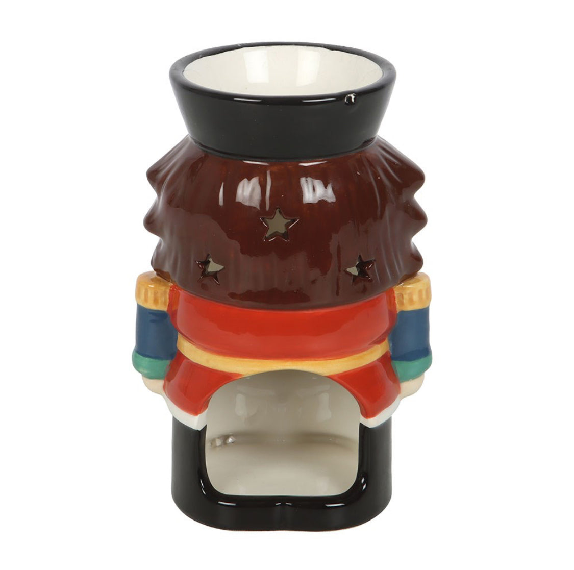 Christmas Nutcracker Soldier Oil Burner Wax Melt Warmer Festive Home Decor Traditional Gifts