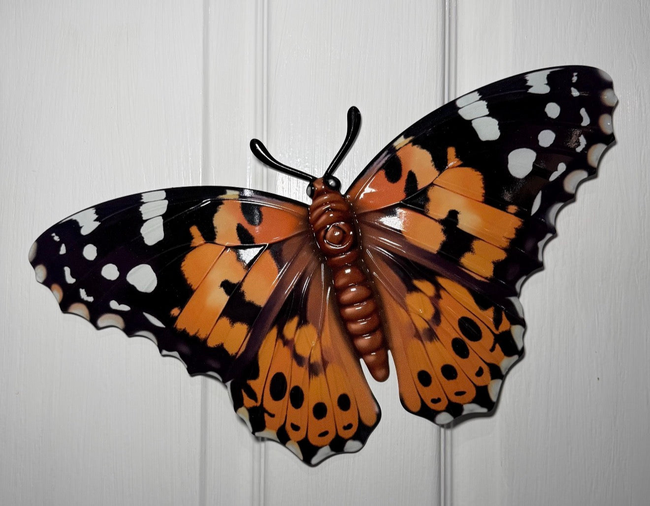 Decorative Butterfly Metal Garden Wall Art Plaques, Brighten up Fences, Walls, Sheds, Summerhouses etc. - 4 Colours