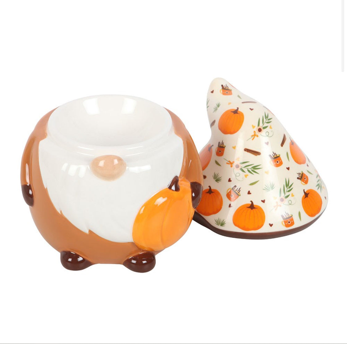 Autumn Pumpkin Gonk Gnome Oil Burner Wax Melt Warmer Halloween Home Decor Gifts