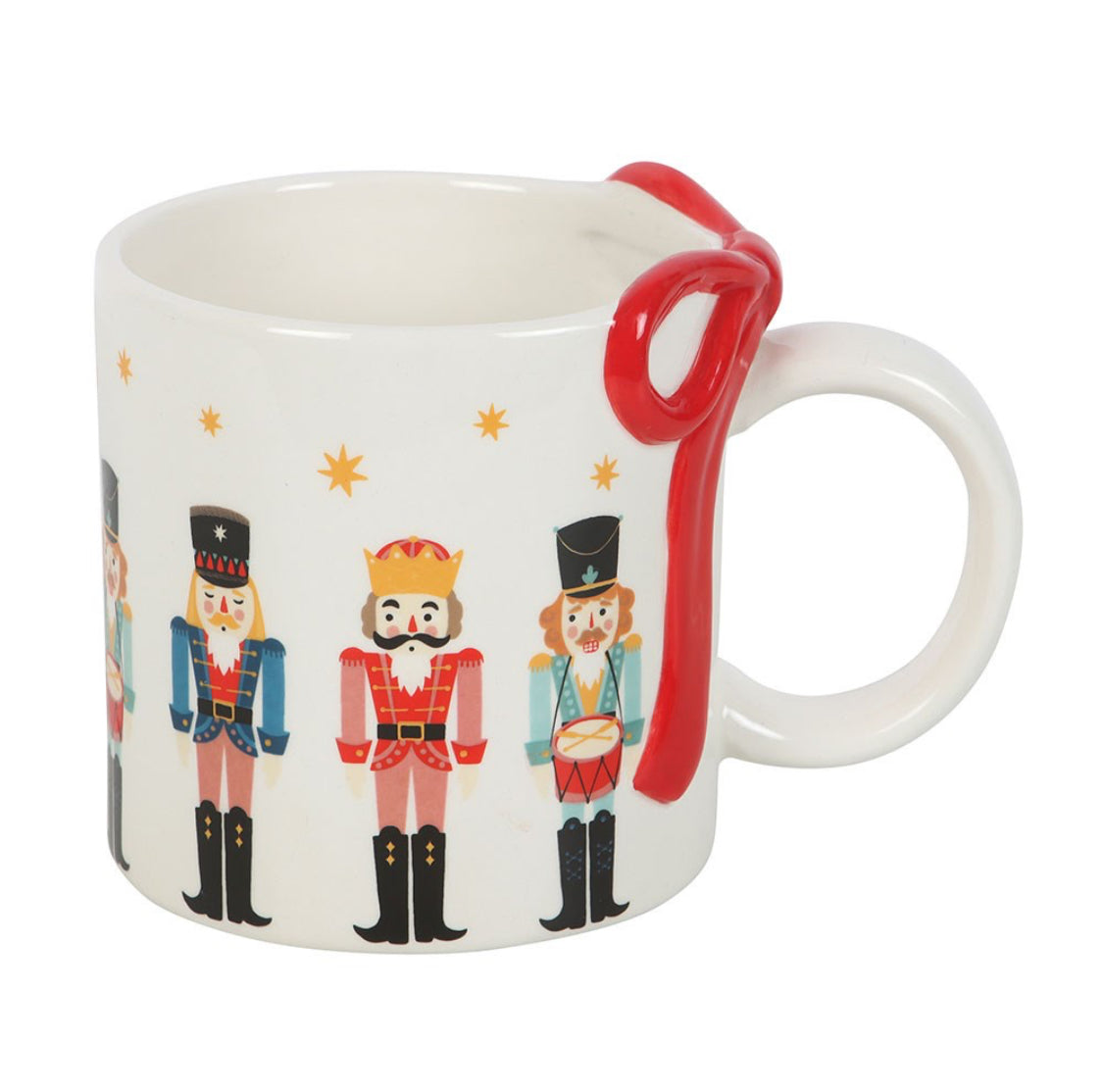 Festive Christmas Nutcracker Soldier Ceramic Novelty Hot Chocolate Coffee Mug