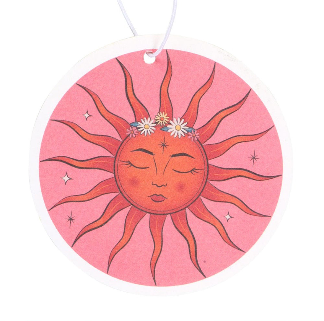 Celestial Sun Floral Scented Air Freshener Car Fragrance Accessories Spring Gifts