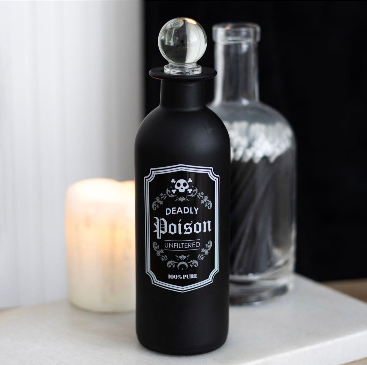 Gothic Decorative Potion Bottles – Witchy Halloween Home Décor, Various Designs