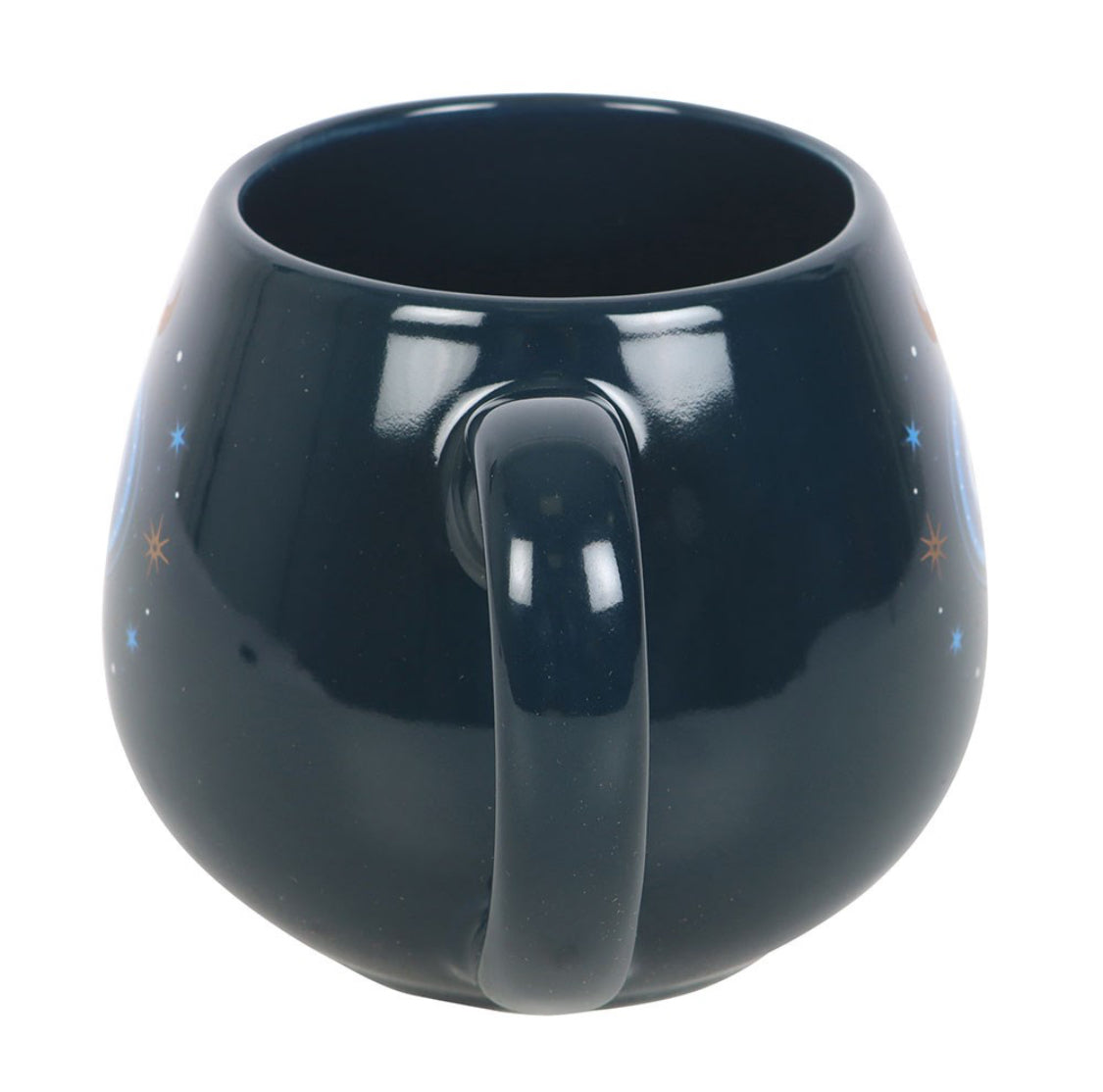 All Seeing Eye Evil Eye Navy Blue Coffee Mug Protection Manifestation Spiritual Gifts