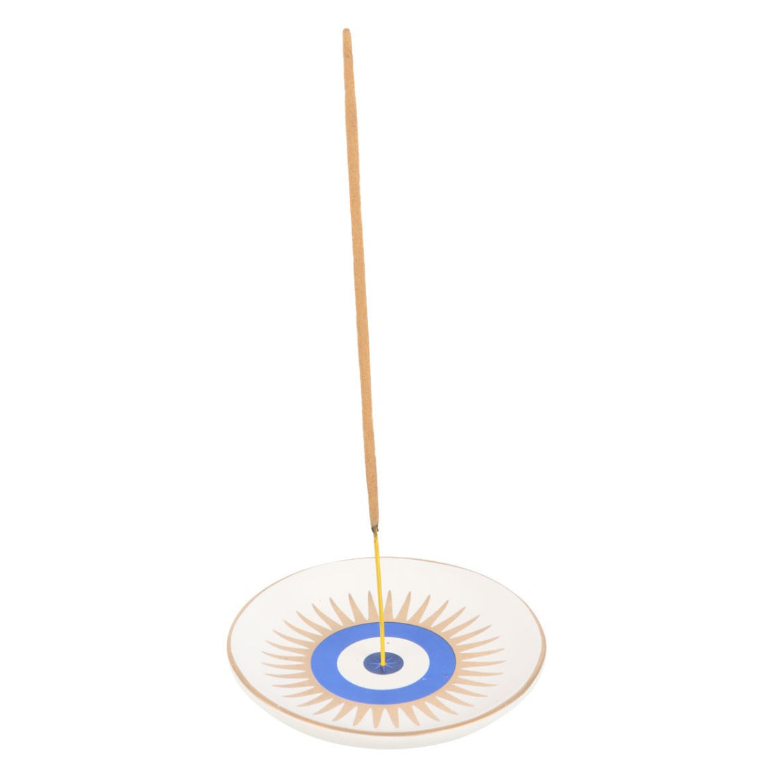 Blue Evil Eye Incense Stick Holder Home Fragrance Ornament Decor Spiritual Gifts