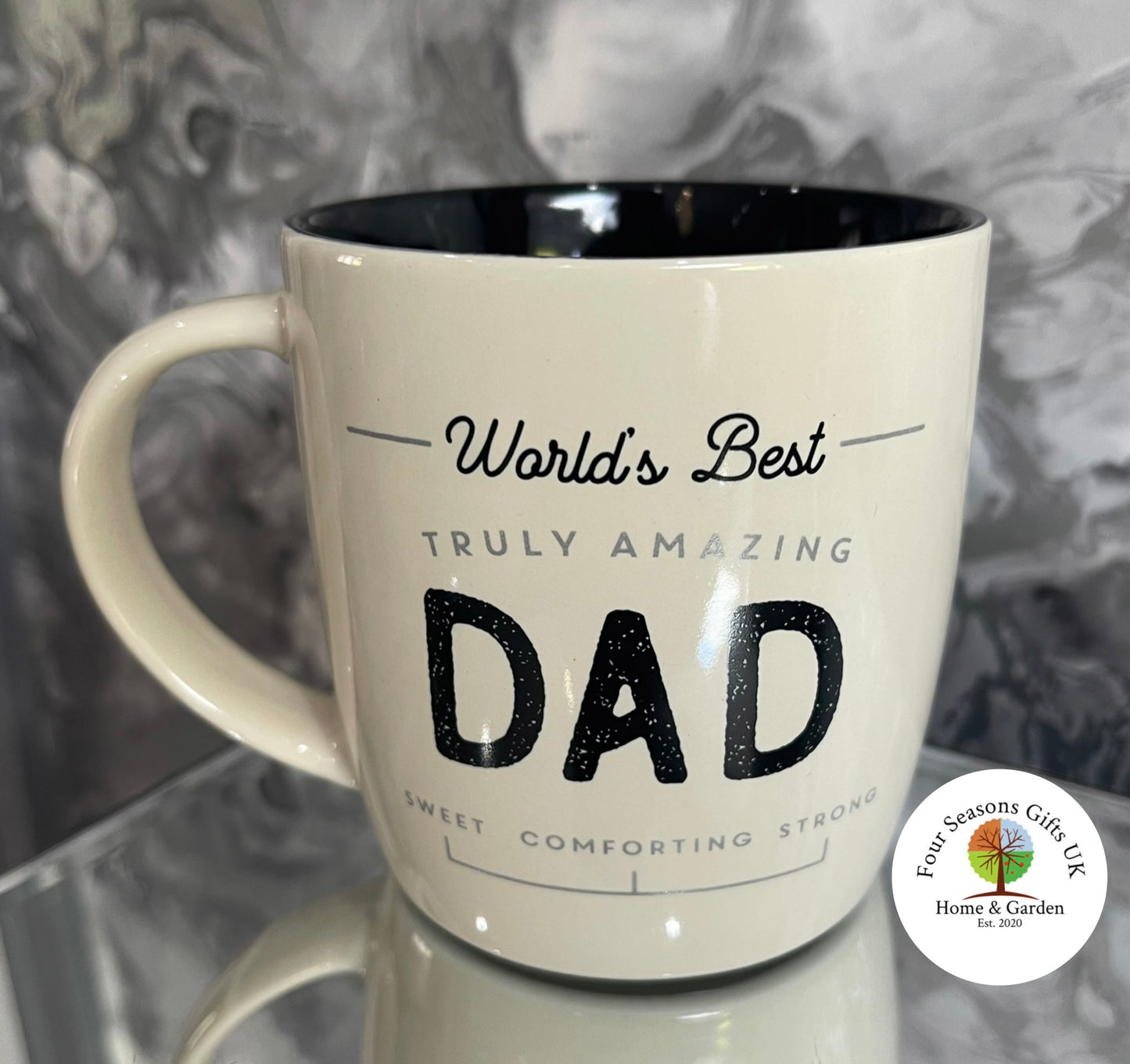 Worlds Best Dad Ceramic Coffee Tea Mug Cup Personalised Birthday Christmas Gifts for Him