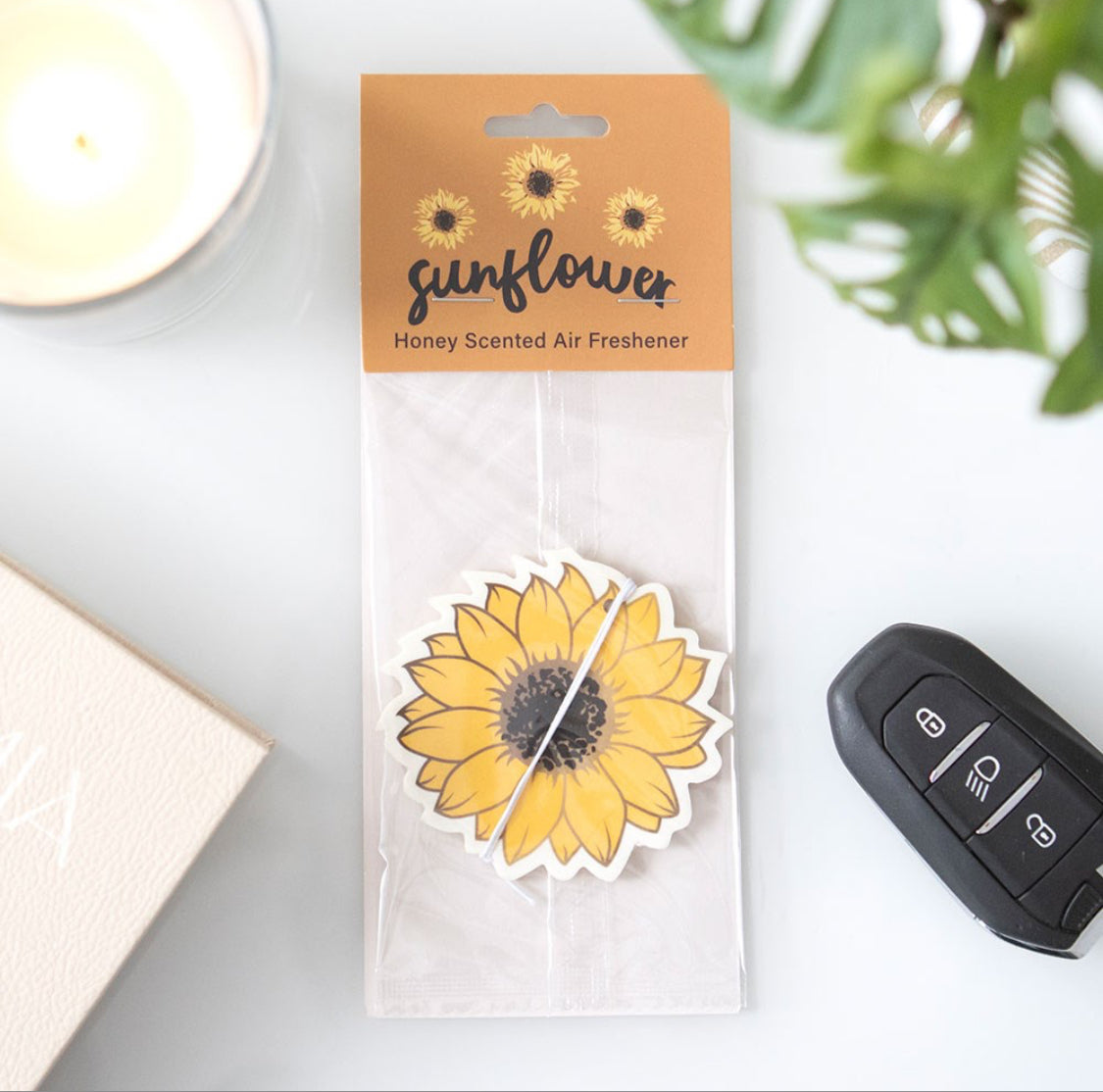 Sunflower Honey Scented Air Freshener Car Fragrance Accessories Spring Gifts