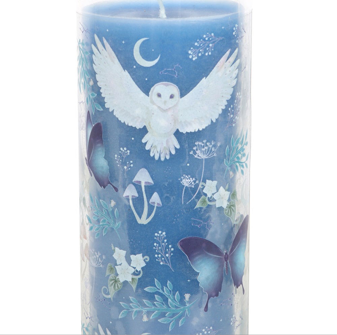 21cm Night Owl Lavender Scented Tube Candle Home Fragrance Relaxation Decor Gifts