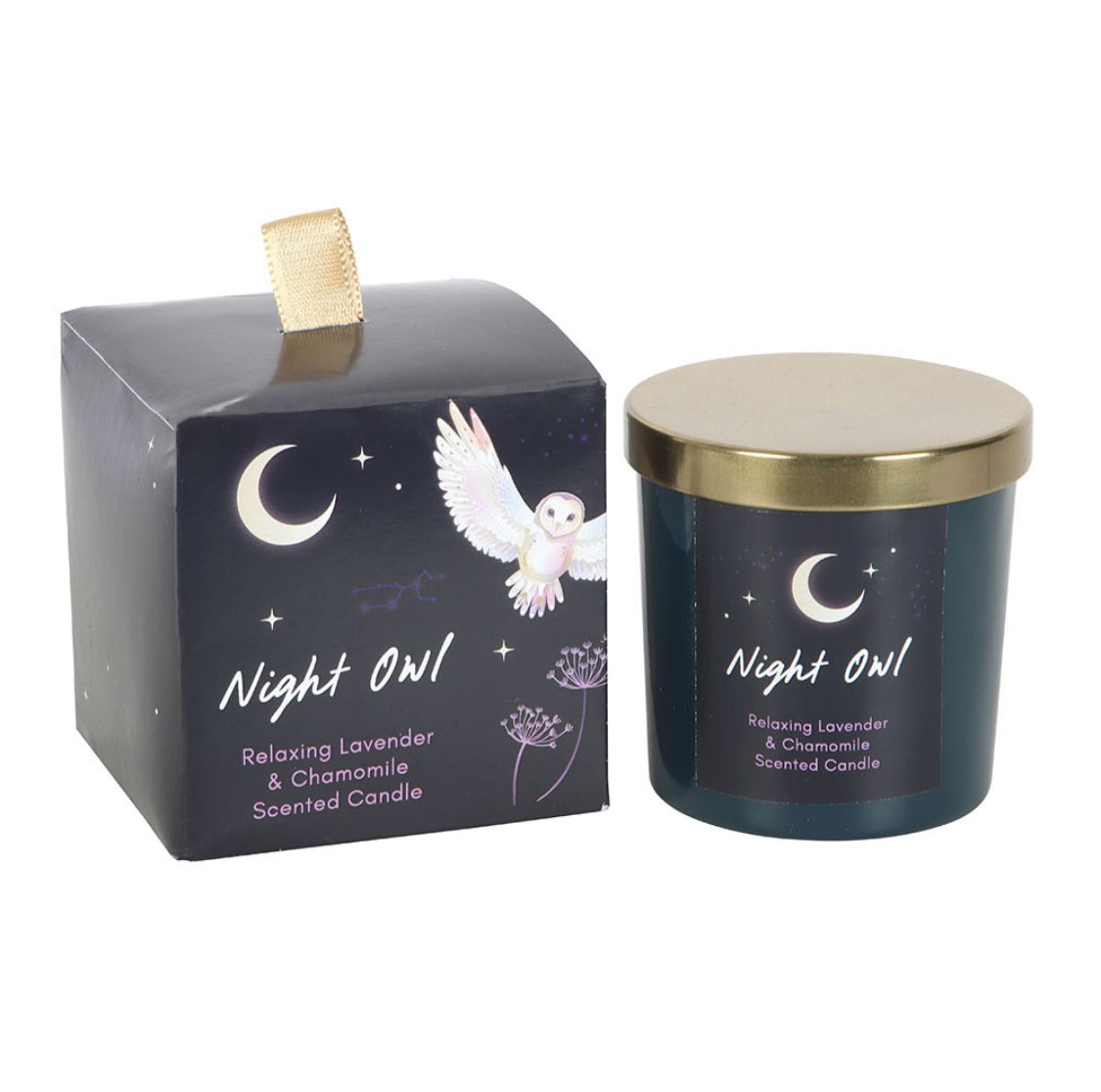 Night Owl Lavender & Chamomile Scented Candle Home Fragrance Mothers Day Gifts