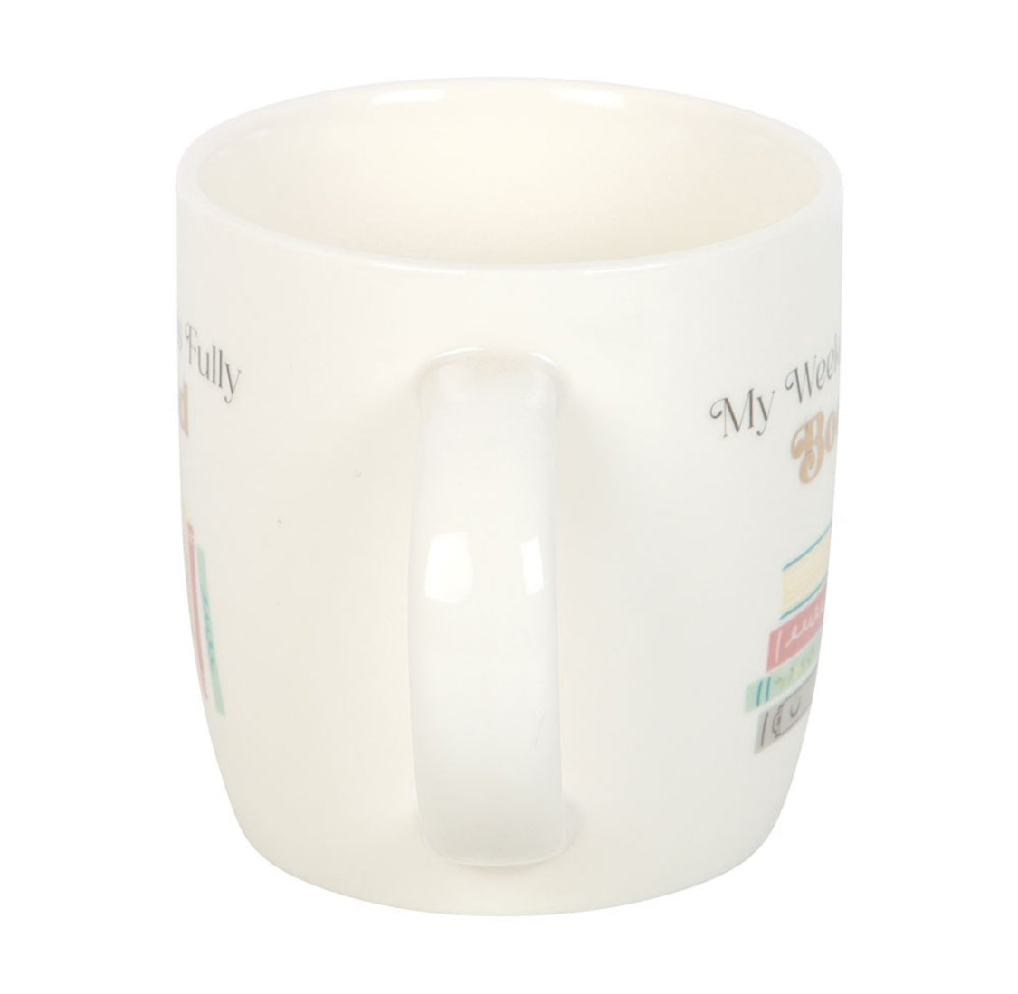 My Weekend is Fully Booked Mug – Book Lover Gift – New Term Student Gifts – Cosy Reading Mug