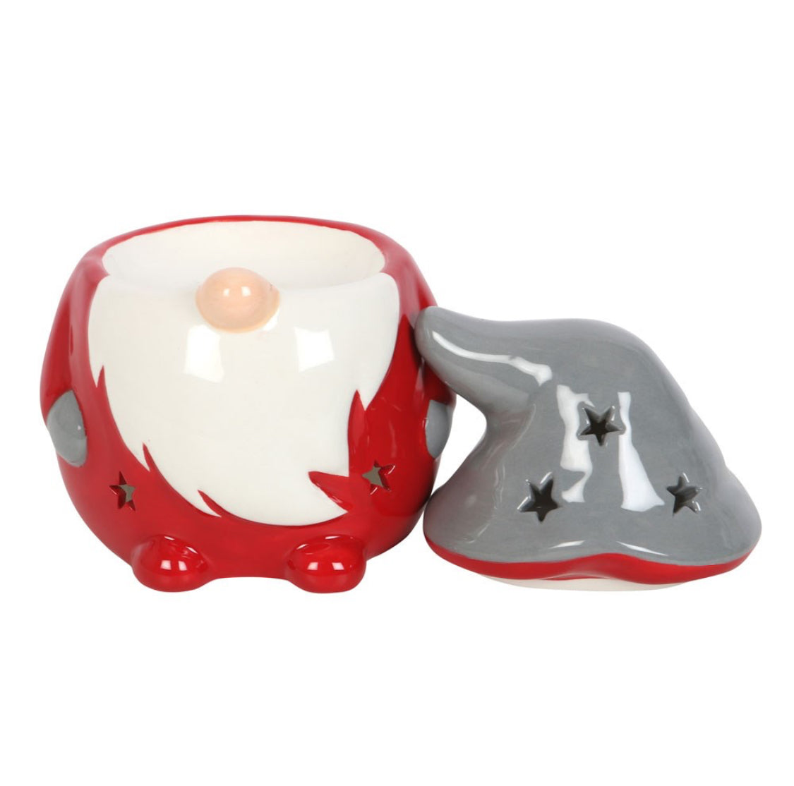 Festive Xmas Gonk Ceramic Oil Burner/Wax Melt Warmer Home Fragrance Decorative Ornament