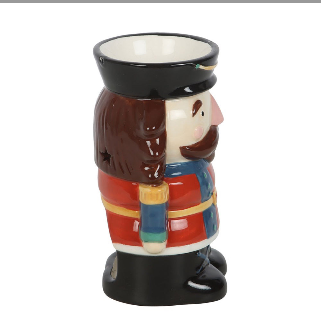 Christmas Nutcracker Soldier Oil Burner Wax Melt Warmer Festive Home Decor Traditional Gifts