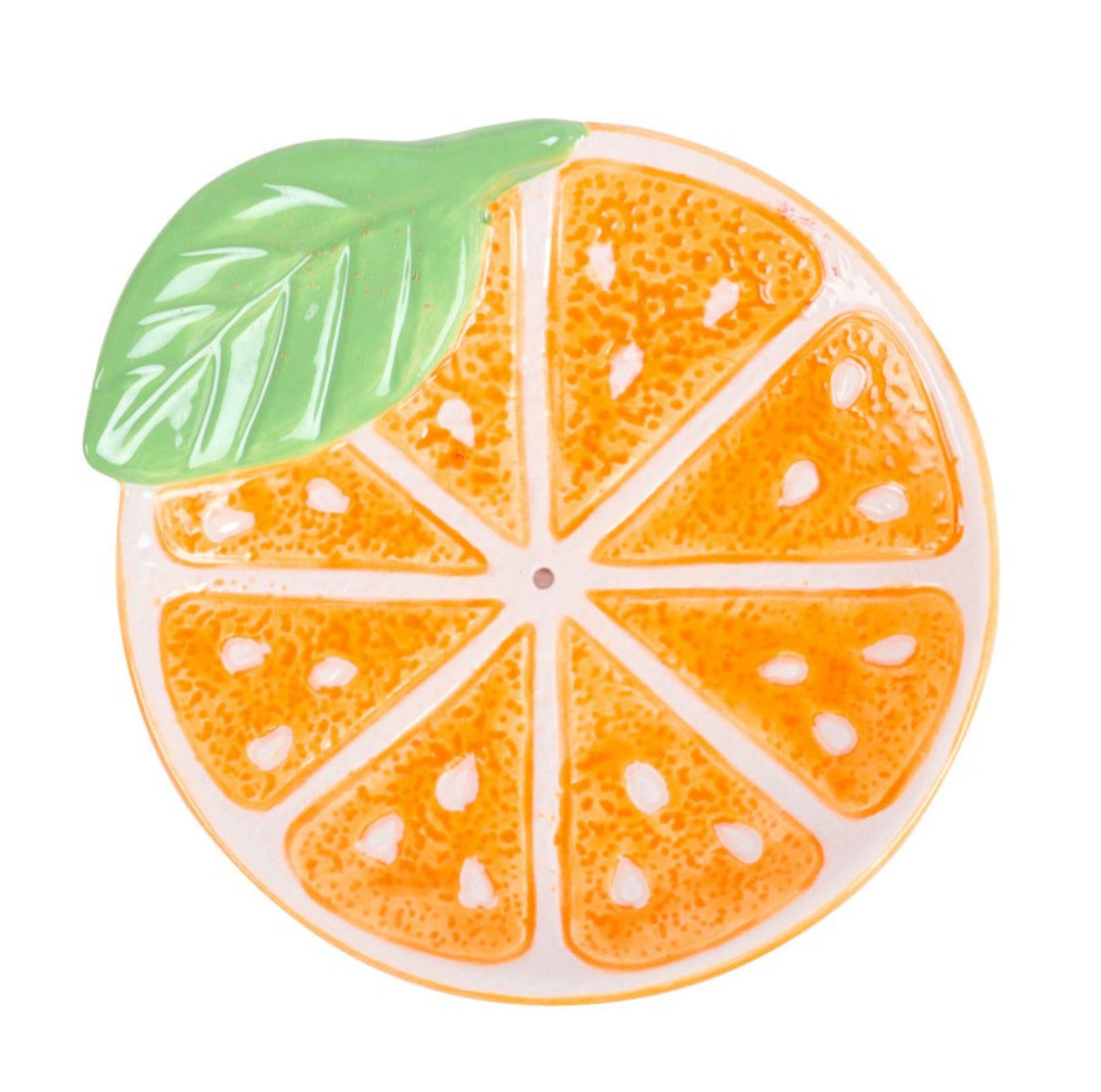 Orange Incense Stick Holder Home Fragrance Ornament Summer Fruit Decor Gifts