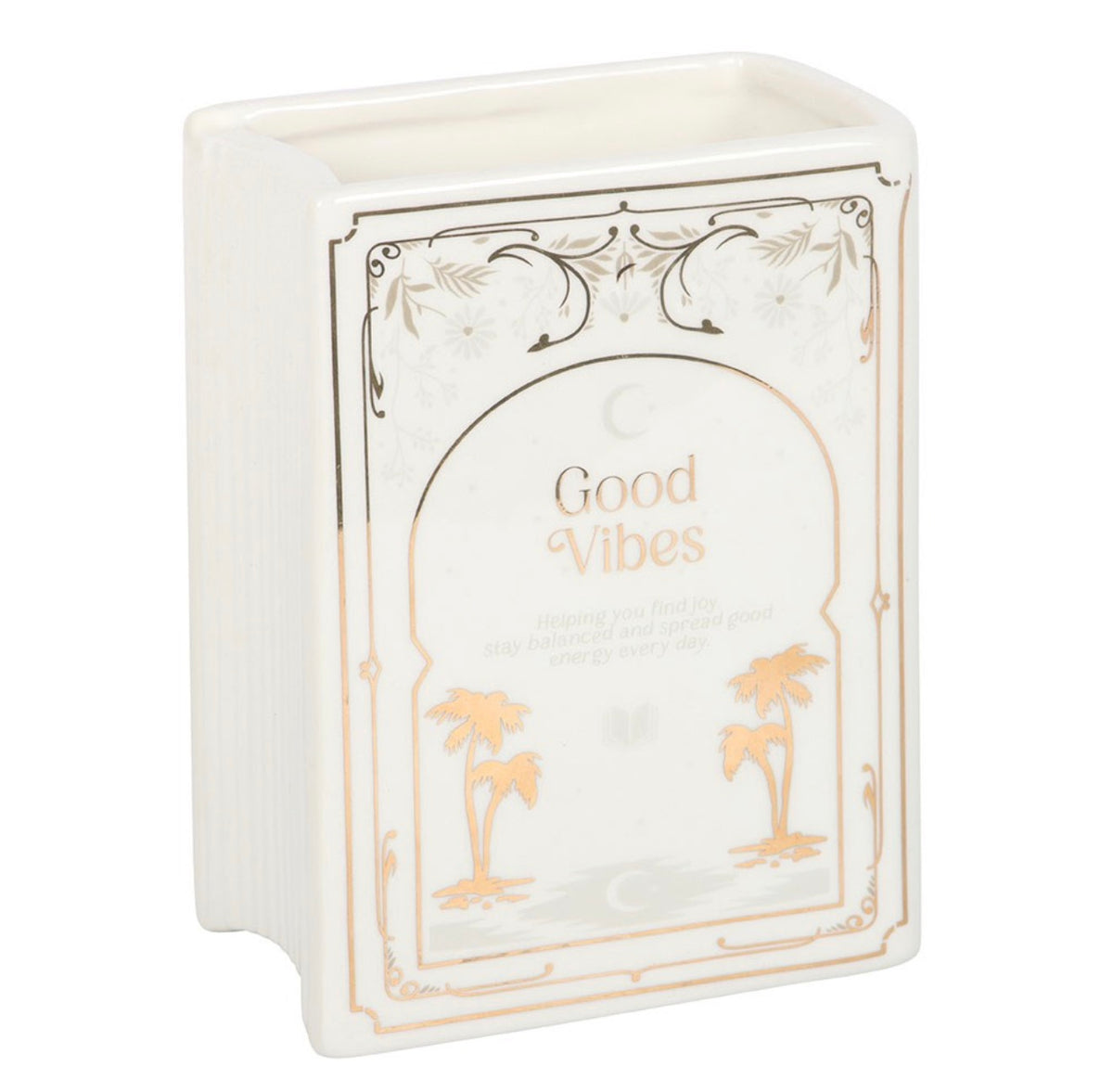 Decorative Ceramic Book Vase – Vintage Style Flower Vase, 3 Designs