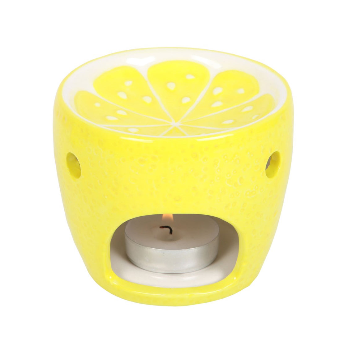 Lemon Fruit Oil Burner Wax Melt Warmer Ornament Summer Aromatherapy Decor Gifts