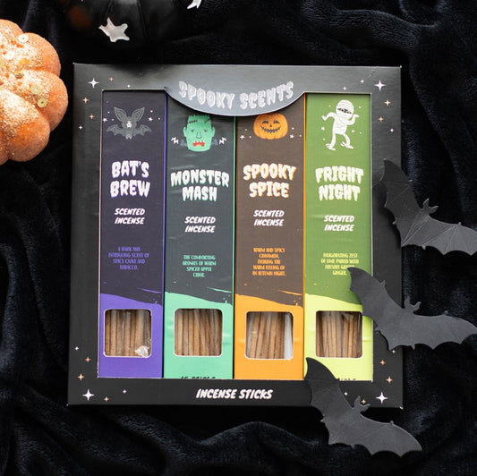 Spooky Scents Spiced Apple Incense Stick Halloween Party Home Fragrance Gift Set