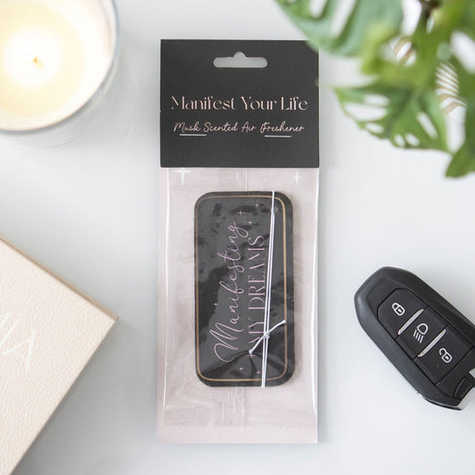 Manifest Your Life Musk Scented Air Freshener Car Fragrance Accessories Spring Gifts