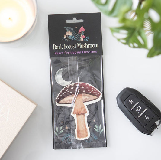 Forest Mushroom Toadstool Peach Scented Air Freshener Car Fragrance Accessories Spring Summer Driver Gifts