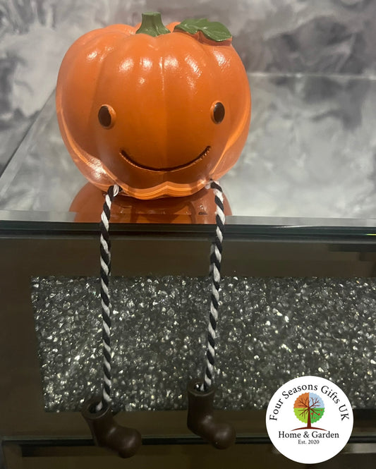 Pumpkin Shelf Sitter Windowsill Ornament Halloween Character Autumn Decor Gifts