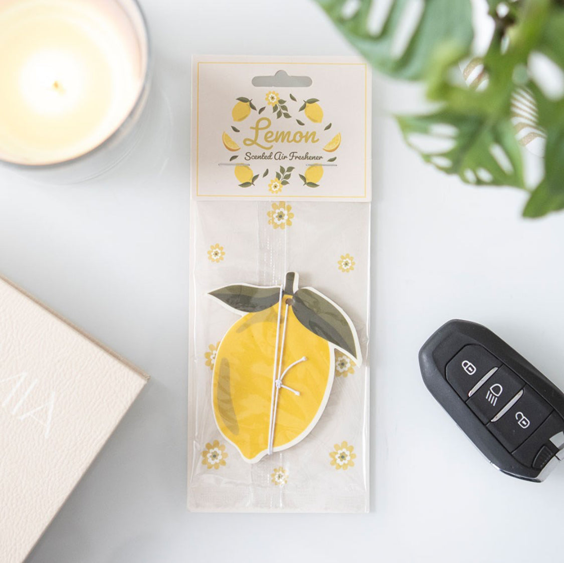 Lemon Scented Fruity Air Freshener Car Fragrance Accessories Spring Summer Driver Gifts