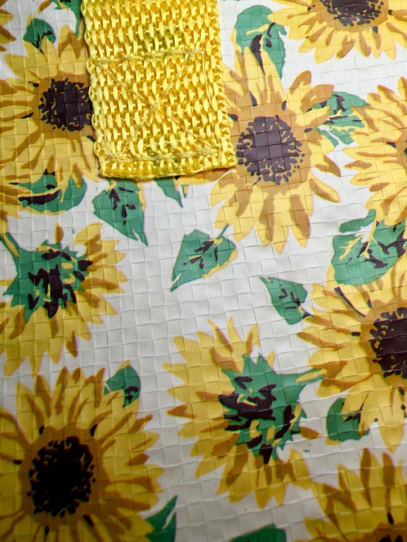 Floral Sunflower Insulated Lunch Bag Made from Recycled Plastic | Reusable Lunch Tote | Eco Friendly Gift | Lunch Bag for Work School Picni