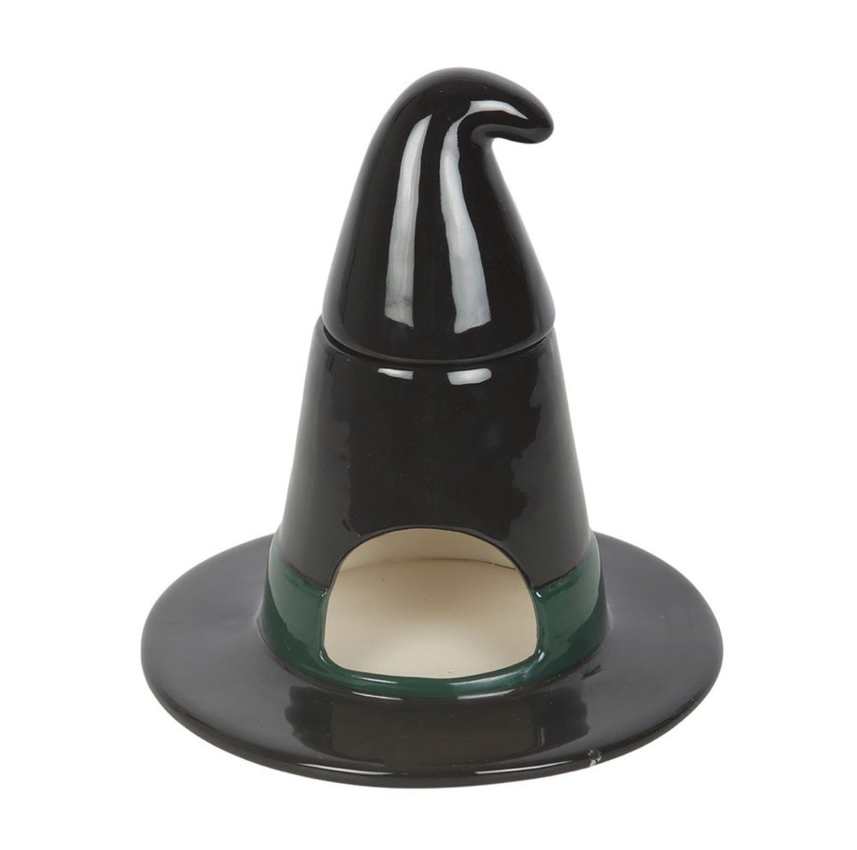 Black Witch Hat Oil Burner – Green Witch Wax Melt Warmer