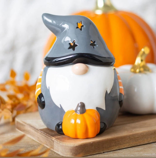Autumn Gonk Gnome Home Fragrance Oil Burner Wax Melt Warmer Halloween Decor Gift