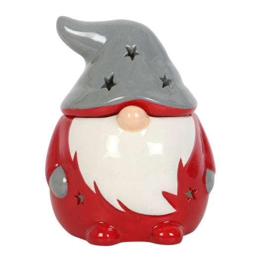 Festive Xmas Gonk Ceramic Oil Burner/Wax Melt Warmer Home Fragrance Decorative Ornament
