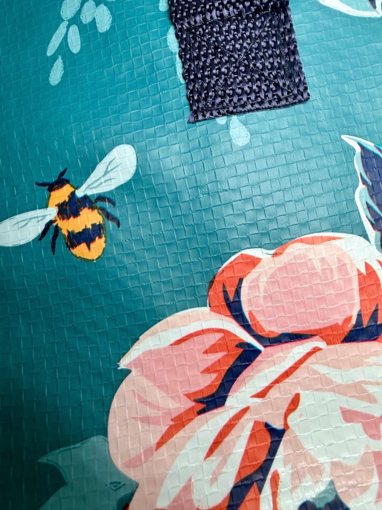 Floral Rose Print Insulated Lunch Bag Made from Recycled Plastic | Reusable Lunch Tote | Eco Friendly Gift | Lunch Bag Work School Picnic