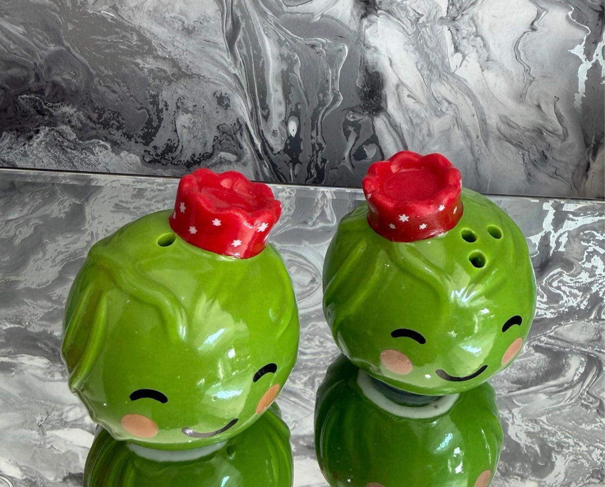 Christmas Sprout Salt & Pepper Shaker Set
