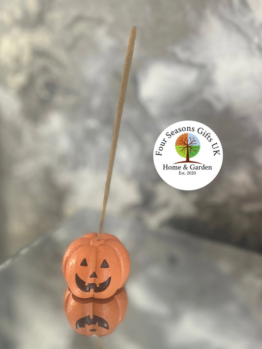 Pumpkin Incense Stick Holder, Halloween Decor Ornament, Autumn Home Fragrance Gifts