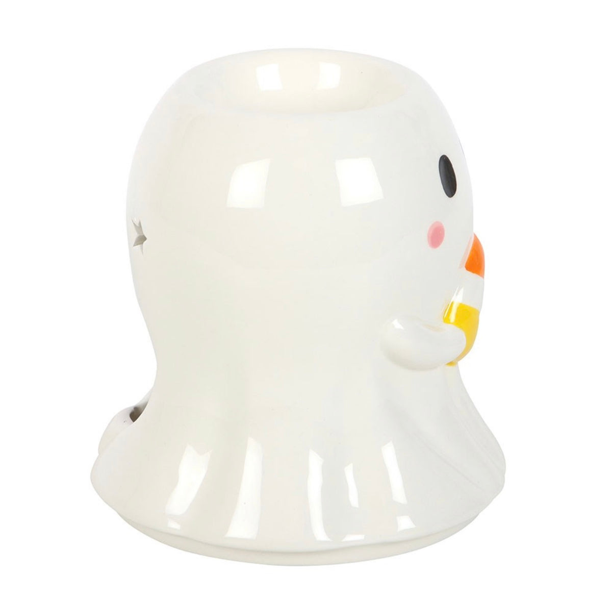 Candy Corn Ghost Oil Burner & Wax Melt Warmer – Cute Halloween Decoration
