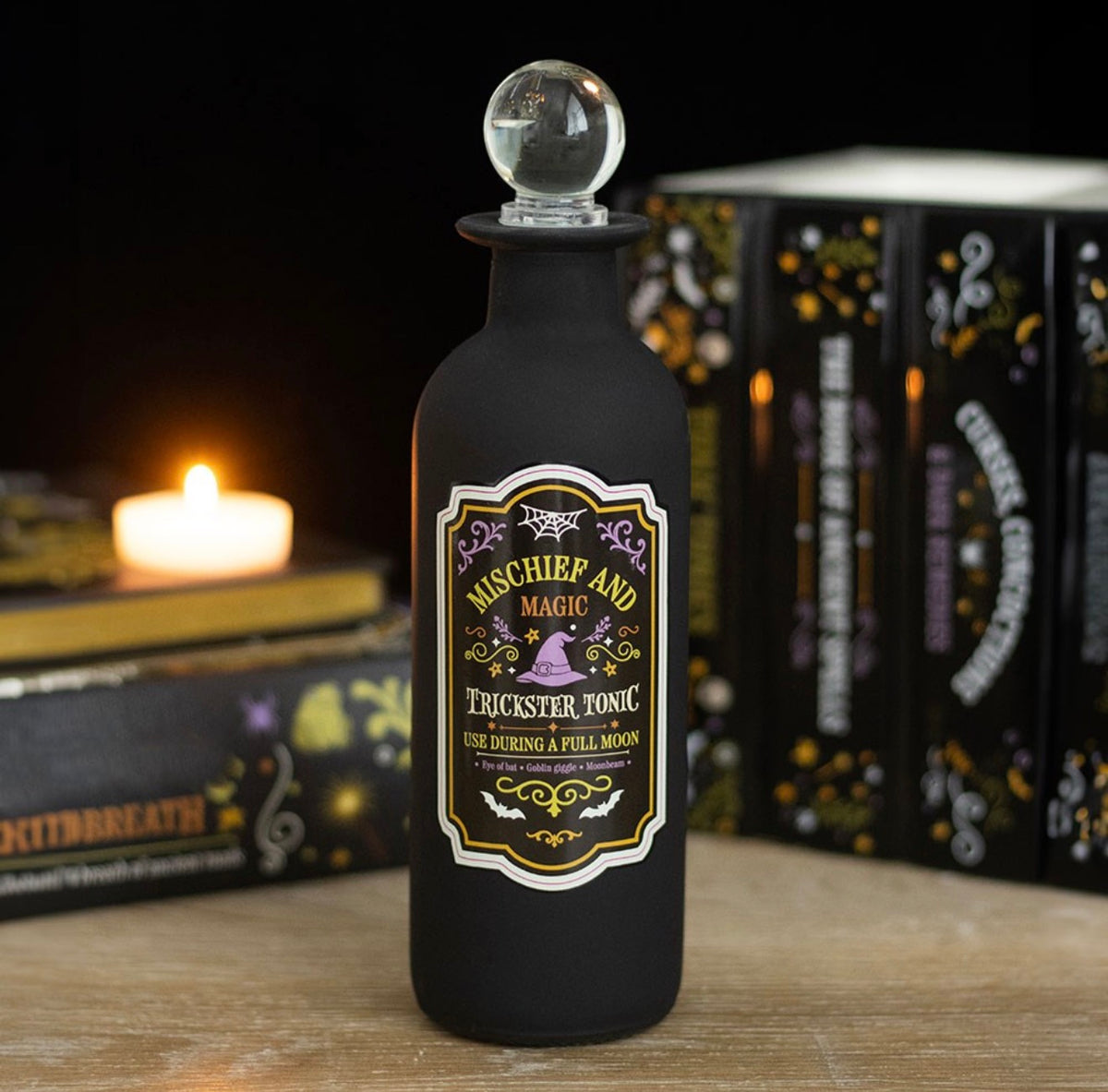 Gothic Decorative Potion Bottles – Witchy Halloween Home Décor, Various Designs