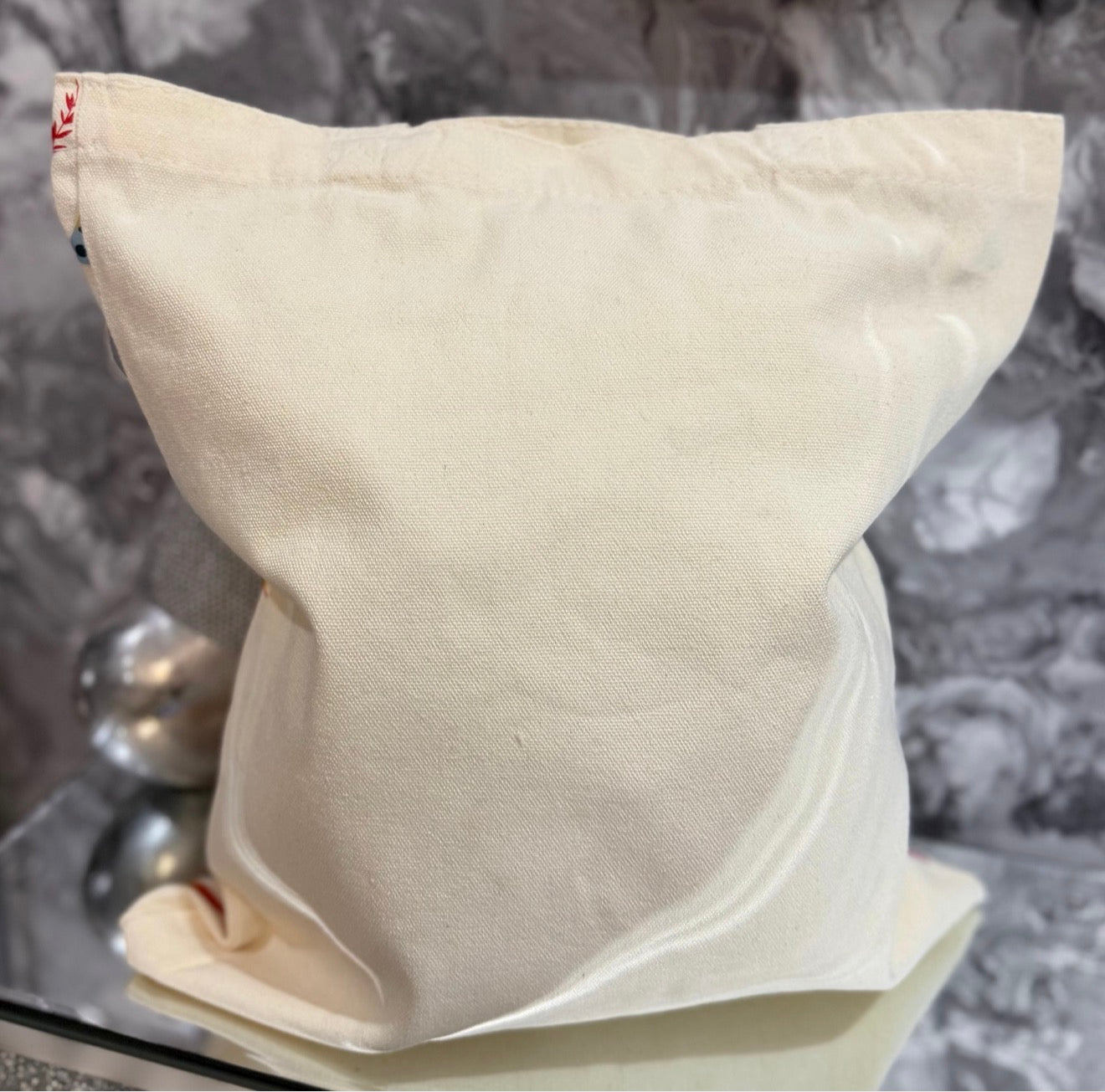 Tulip Print Tote Bag – Floral Canvas Shopping Bag – Reusable Eco Tote – Spring Flower Market Bag – Gift for Flower Lovers