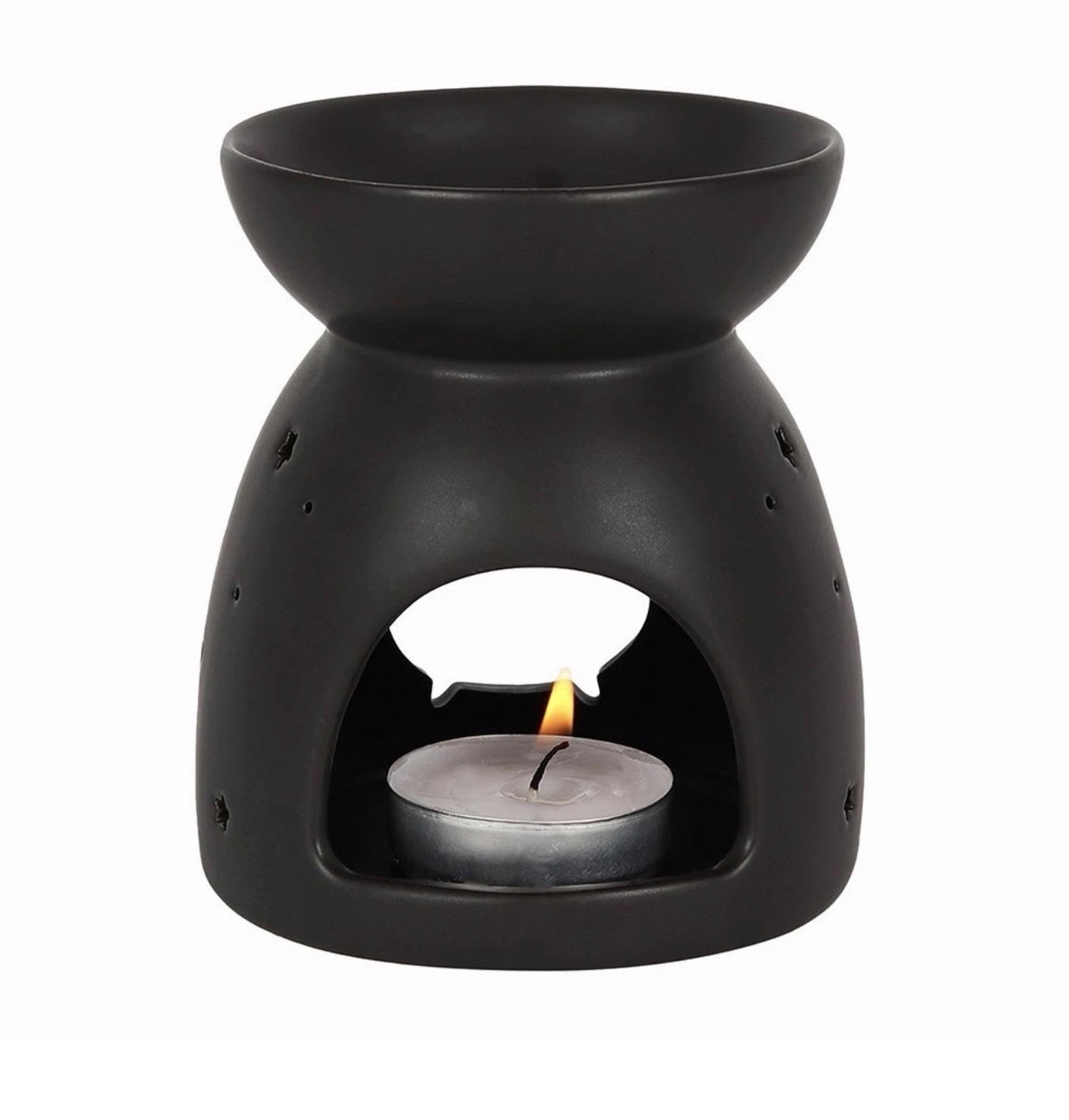 Black Cauldron Oil Burner & Wax Melt Warmer