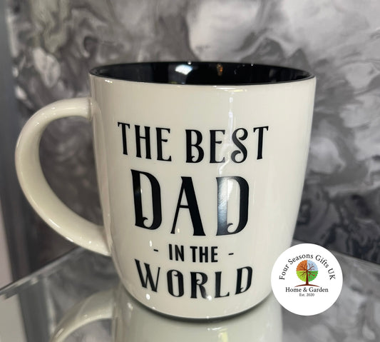 Best Dad In The World Ceramic Coffee Tea Mug Cup Christmas Birthday Gifts for Him
