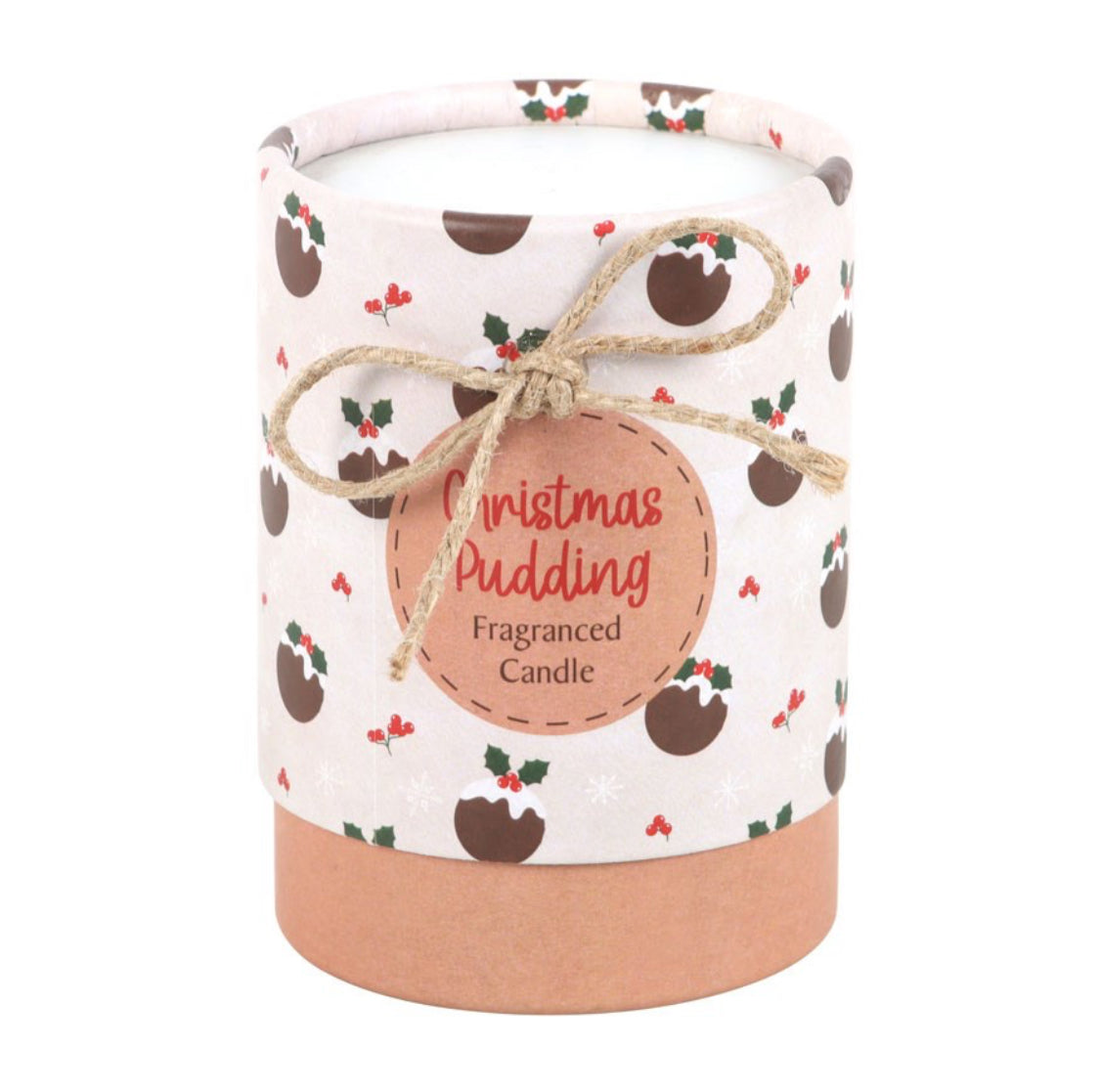 Christmas Pudding Fragranced Festive Candle