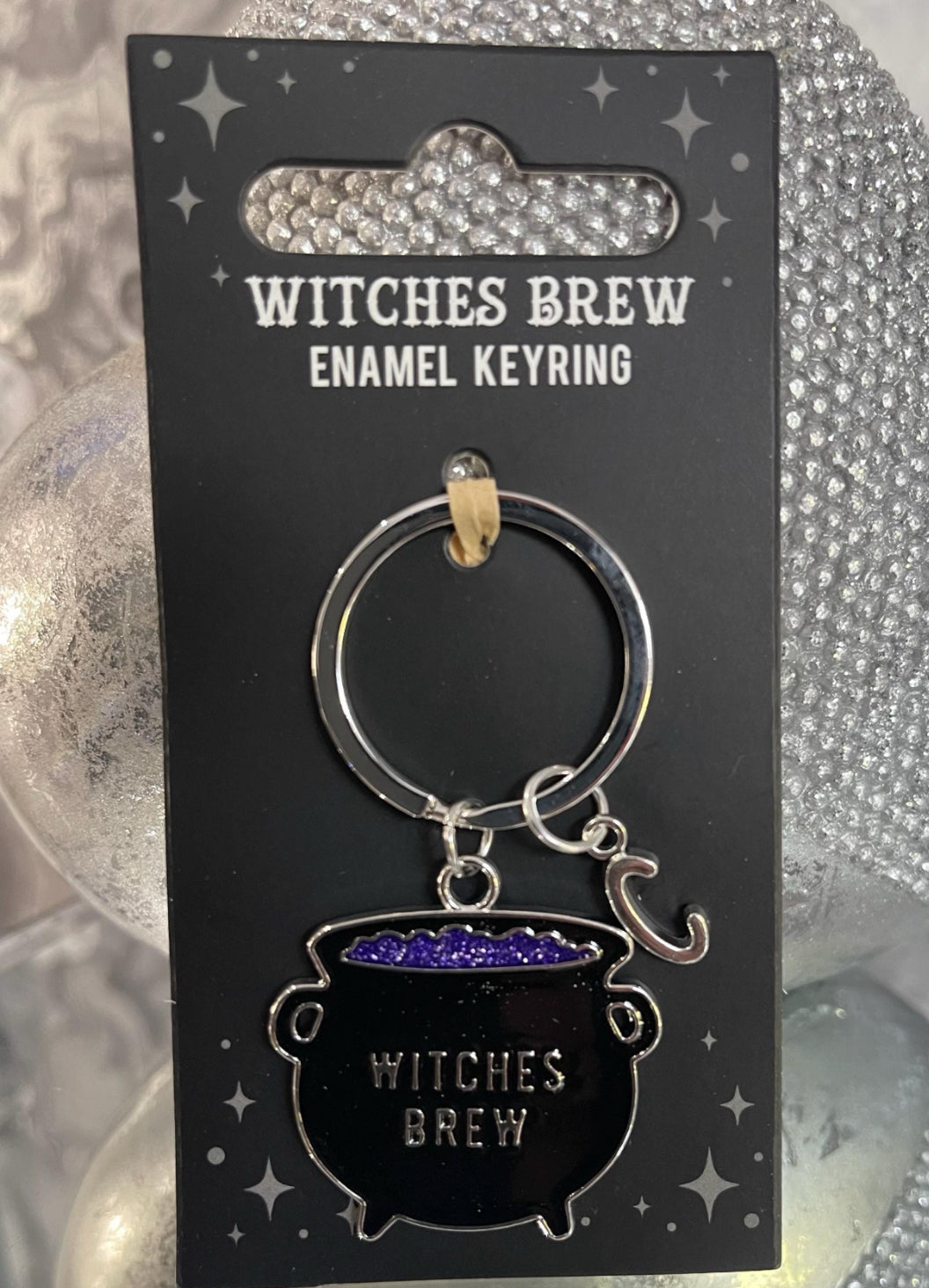 Personalised Witches Brew Enamel Keyring Handbag Charm - Gifts for Someone Special