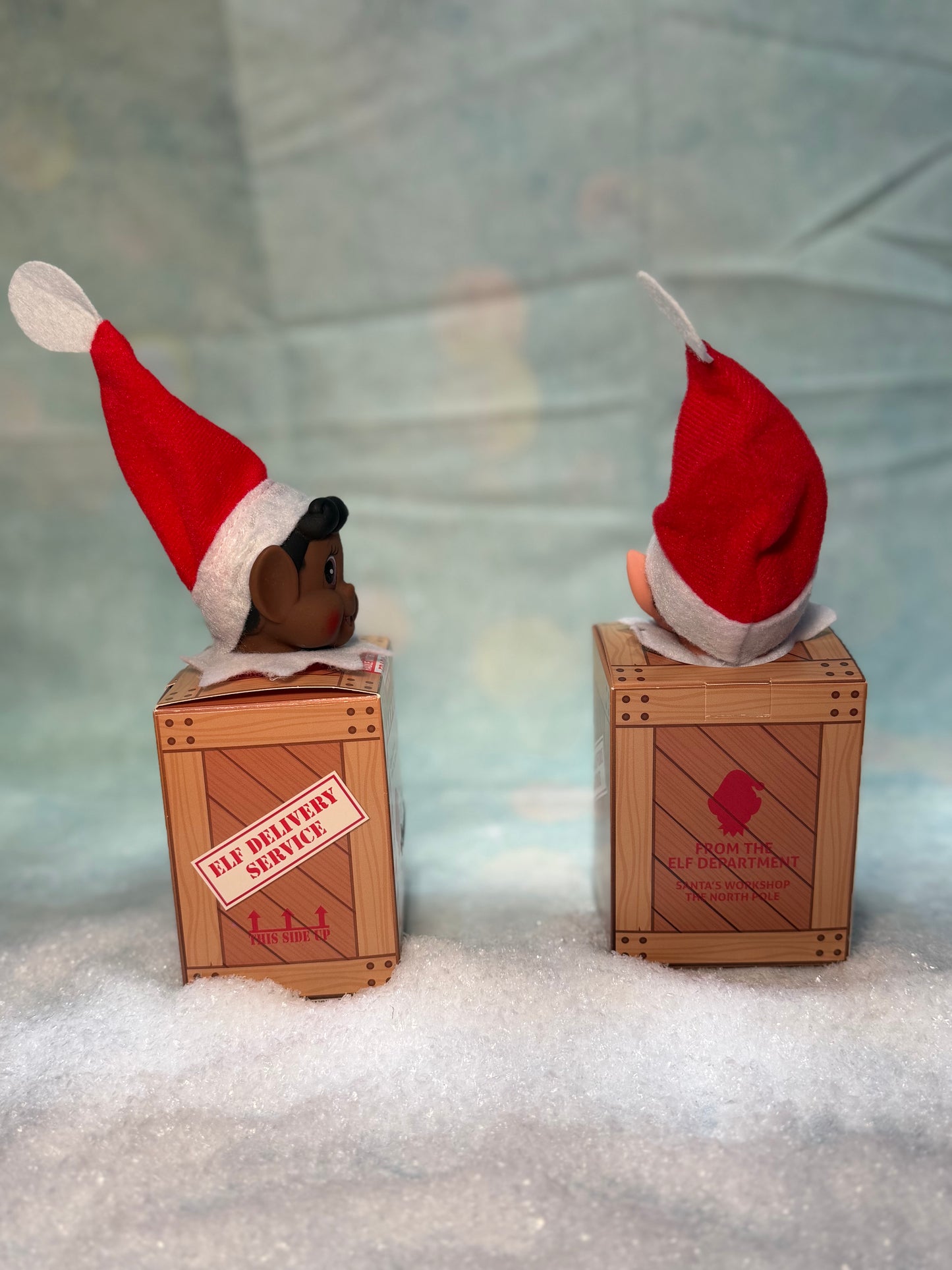 Personalised Elf Mail Box with Personalised Elf – Christmas Elf Arrival Box