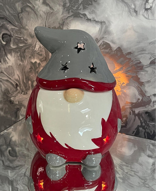 Festive Xmas Gonk Ceramic Oil Burner/Wax Melt Warmer Home Fragrance Decorative Ornament