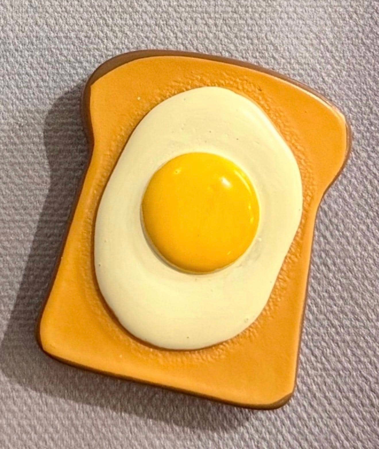 Breakfast Fridge Magnets Set | Cute Food Magnets | Croissant Egg Avocado Toast | Kitchen Decor Gift | Housewarming Gift Idea