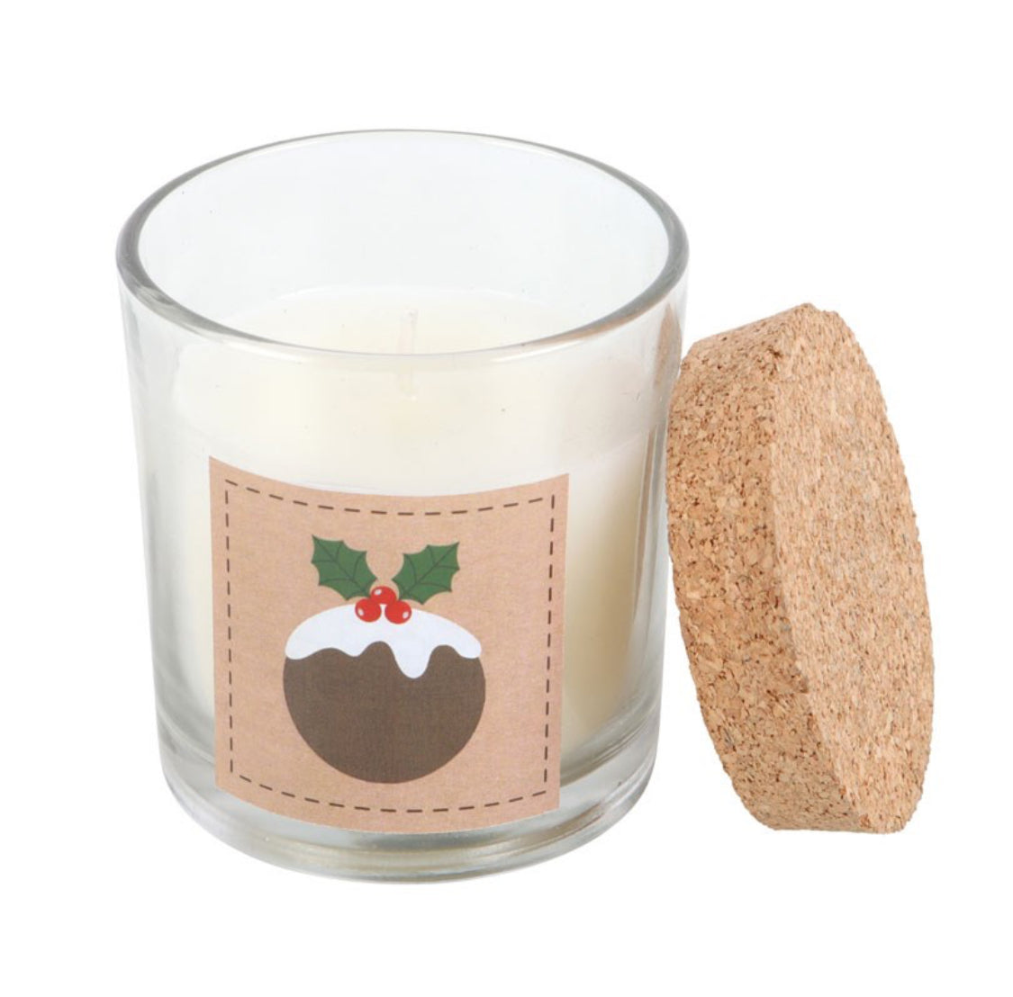 Christmas Pudding Fragranced Festive Candle