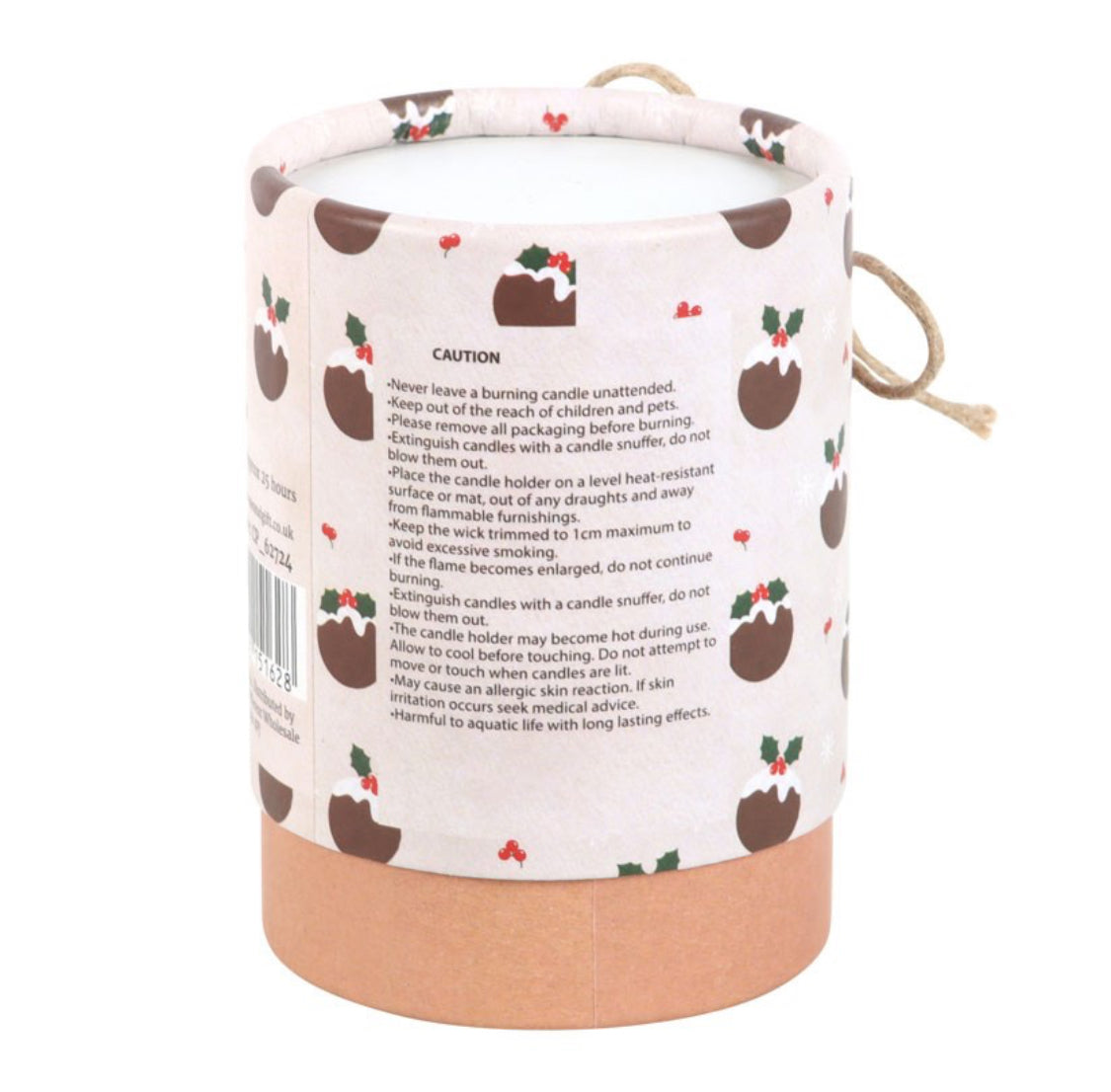 Christmas Pudding Fragranced Festive Candle