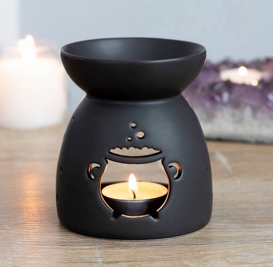 Black Cauldron Oil Burner & Wax Melt Warmer