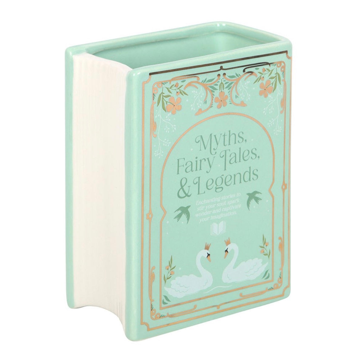 Decorative Ceramic Book Vase – Vintage Style Flower Vase, 3 Designs