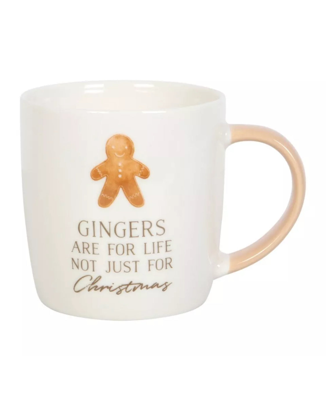 Novelty Gingers Are For Life Not Just For Christmas Mug